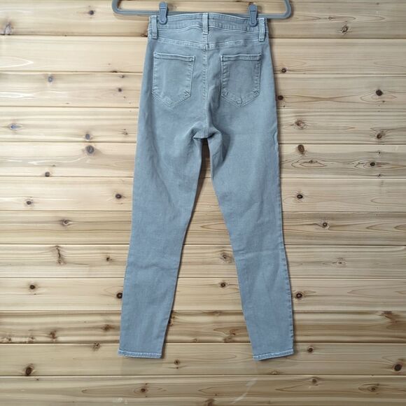 L'Agence Jeans Womens 27 Gray Skinny Midrise Jeans 25" Inseam - Picture 4 of 9
